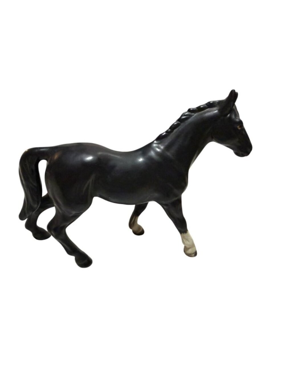 Relco Vintage Ceramic Hand Painted Black Horse Figurine Collectible Japan - Picture 6 of 10